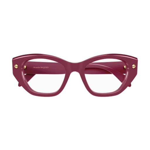 Alexander McQueen AM0410O Designer Eyeglasses for Men & Women - Stylish & Lightweight Frame for Everyday Wear & Fashion Accessories