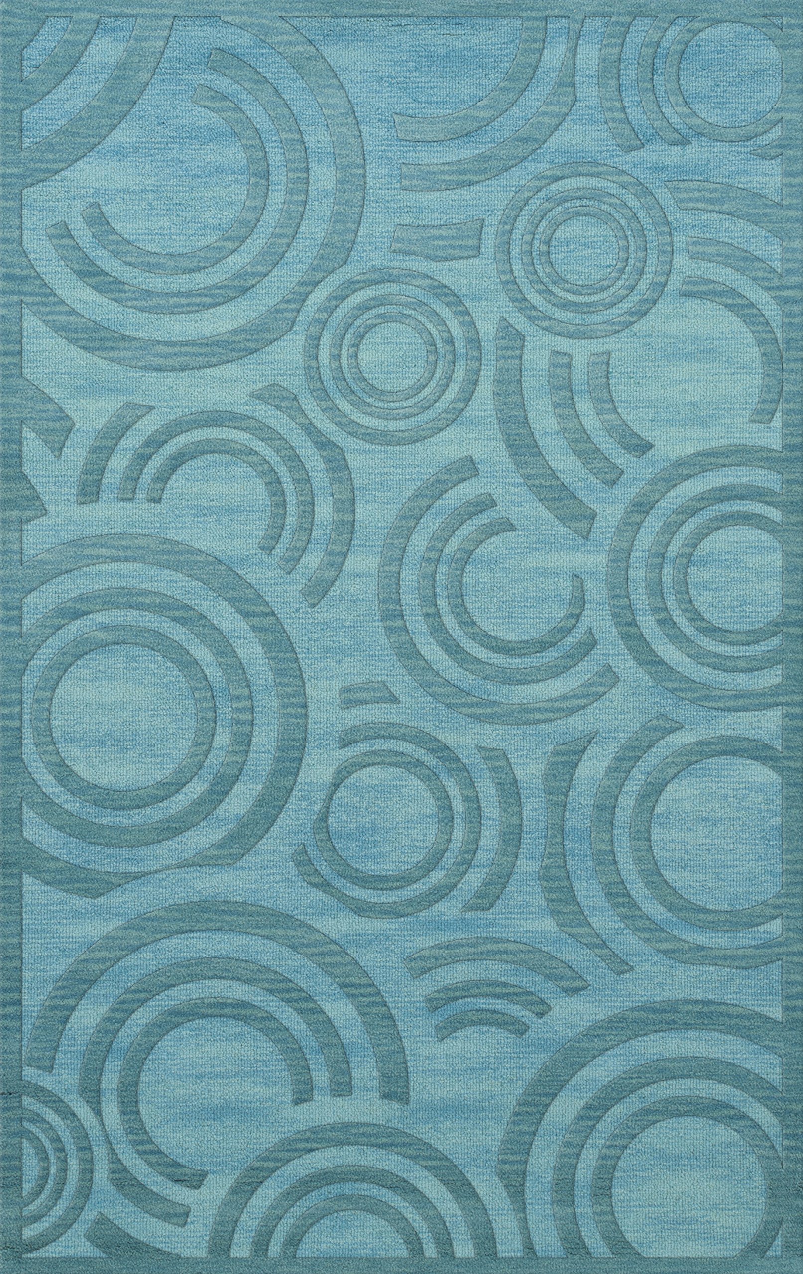 Dalyn Rugs Dover DV3 4' x 6' Peacock Area Rug - Soft Non-Slip Living Room Rug for Bedroom, Dining Room & Home Decor