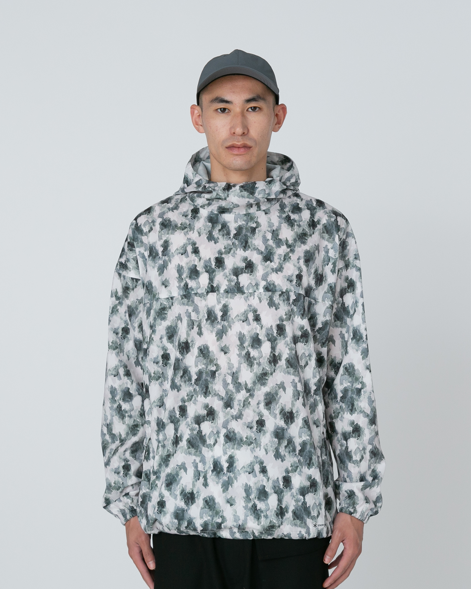 Printed Breathable Quick Dry Anorak Jacket - Lightweight Water-Resistant Windbreaker for Hiking, Running & Outdoor Activities