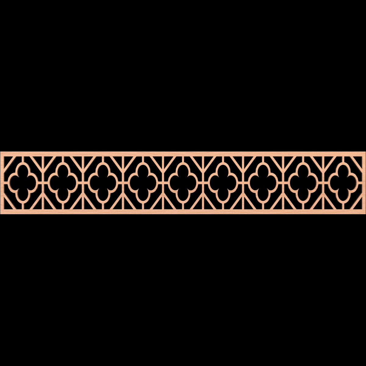 Hazelton Fretwork Moulding - Decorative Wood Trim for Home & Furniture | Perfect for DIY Projects, Wall Accents, and Cabinet Design