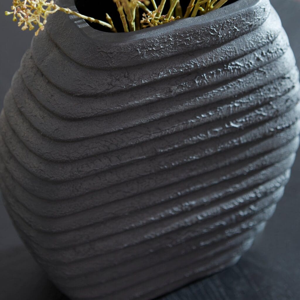 Cyan Design 10998 Moonstone Planter - Small Gray Indoor/Outdoor Decorative Pot by J. Kent Martin - Perfect for Home, Office, Garden & Patio Decor