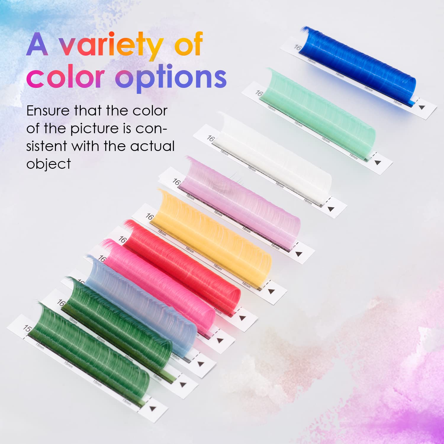 Pink Colored Eyelash Extensions 8-15mm - C Curl 0.07mm Premade Volume Lashes for Easy Fanning | Perfect for Party, Cosplay & Special Occasion Makeup