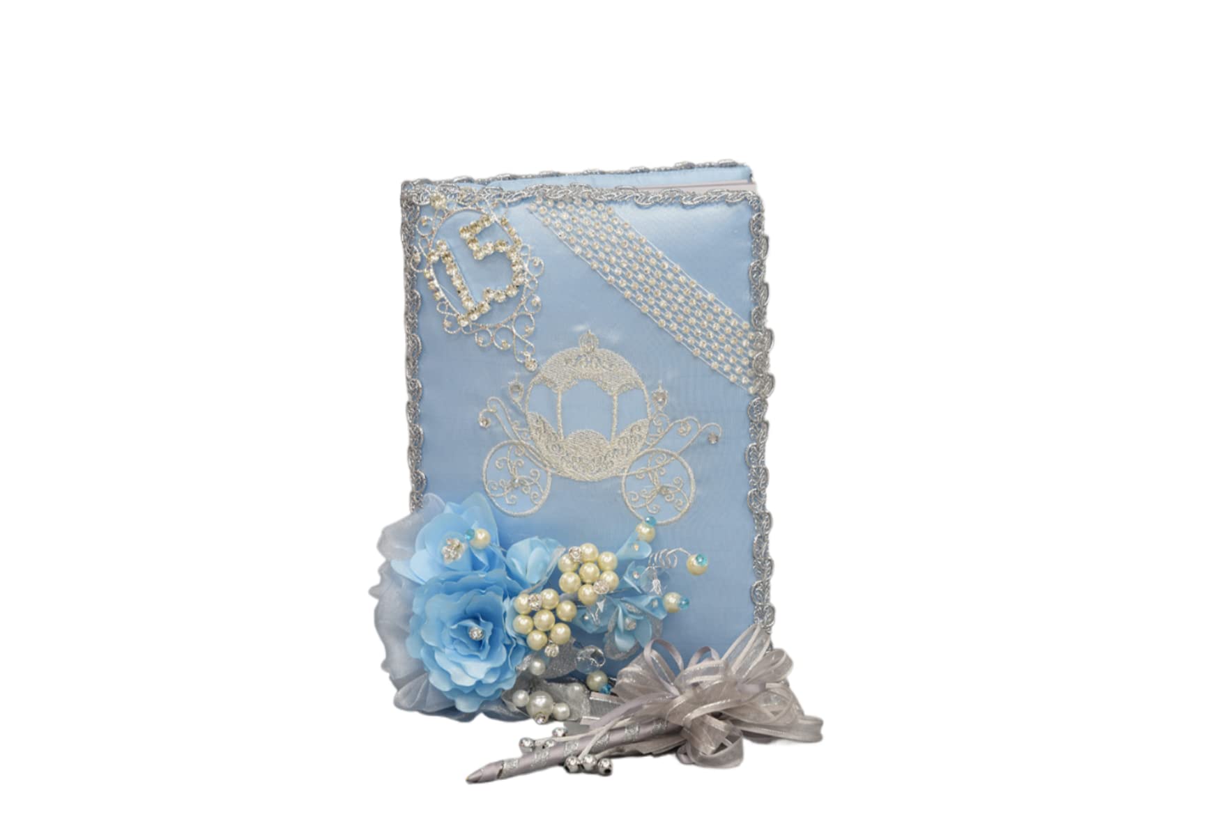 Quinceanera Accessories Set - Sweet 16 Party Decorations, Quince Bible & Toasting Glasses (193 Half Set) for Quinceañera Celebrations