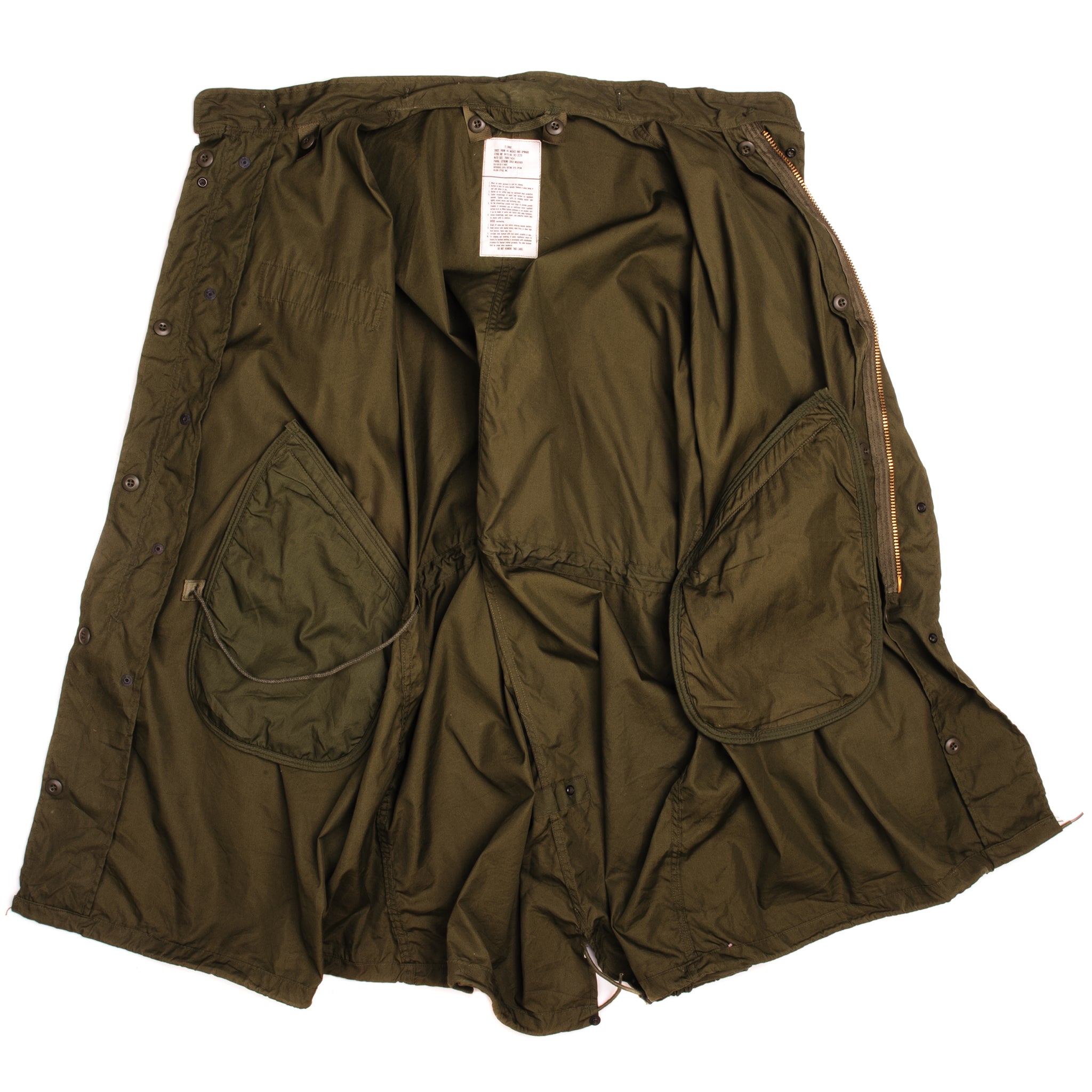 Vintage US Army Fishtail Parka 1983 XL with Liner - Authentic Military Jacket for Outdoor Camping, Hiking & Cold Weather