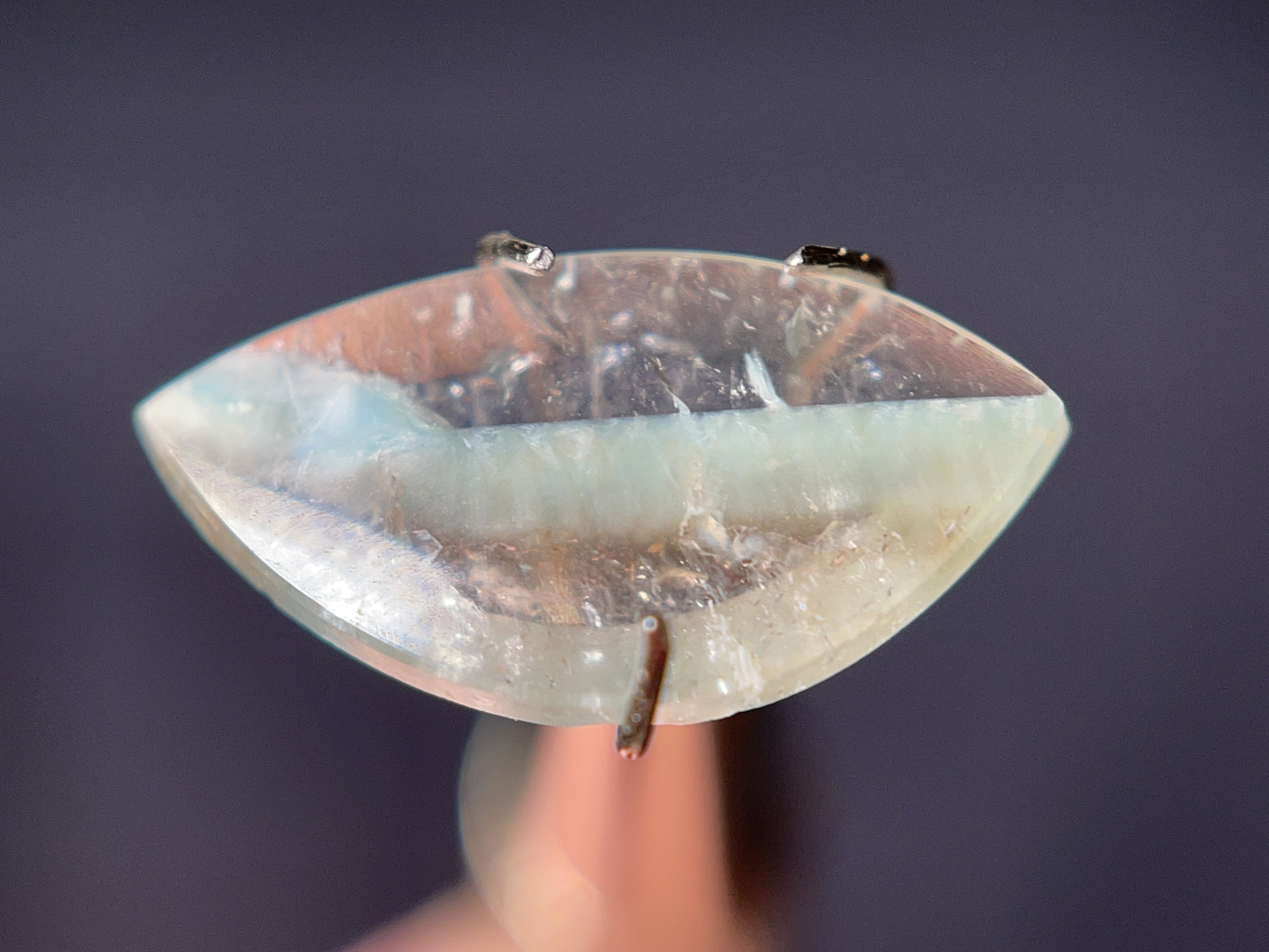 GILALITE Cabochons - Medusa Paraiba Quartz Striped Marquise Gemstones for Jewelry Making (43809) | DIY Beading, Pendants & Handcrafted Jewelry Supplies