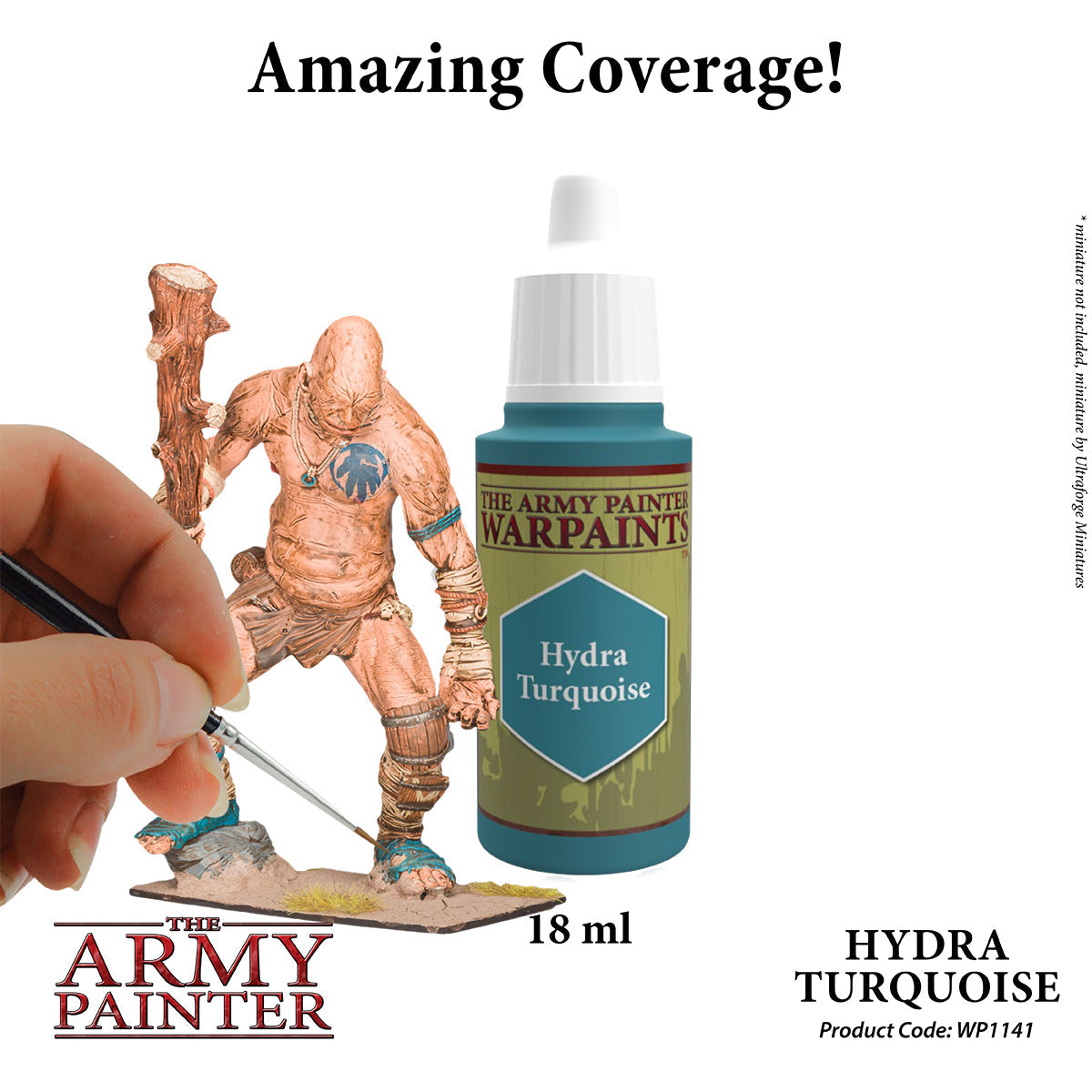 Warpaints Hydra Turquoise - High-Quality Watercolor Paint Set for Artists & Hobbyists | Perfect for Canvas, Paper & DIY Crafts
