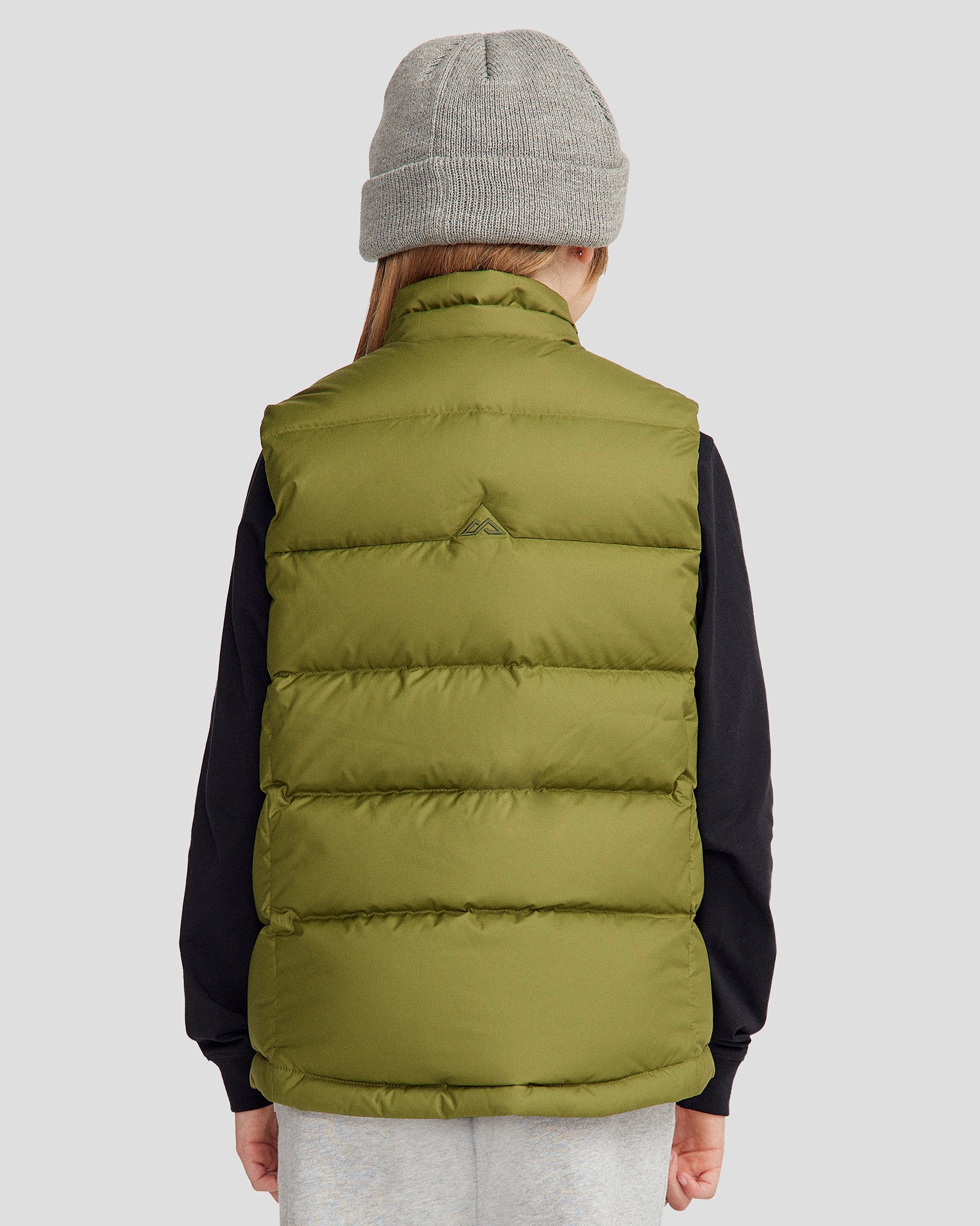 Youth's Epiq Down Vest - Dark Fern Green | Lightweight Warm Winter Puffer Jacket for Boys & Girls | Perfect for Outdoor Activities, School & Cold Weather