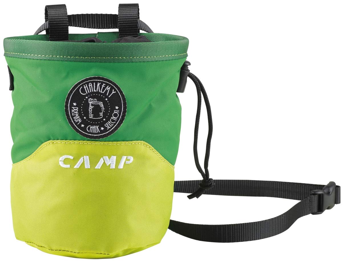CAMP Acqualong Chalk Bag for Rock Climbing & Bouldering - Secure Chalk Holder for Gym Training & Outdoor Adventures