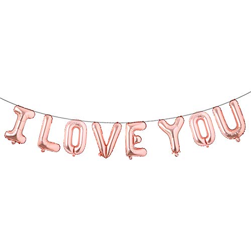 I LOVE YOU ROSE GOLD