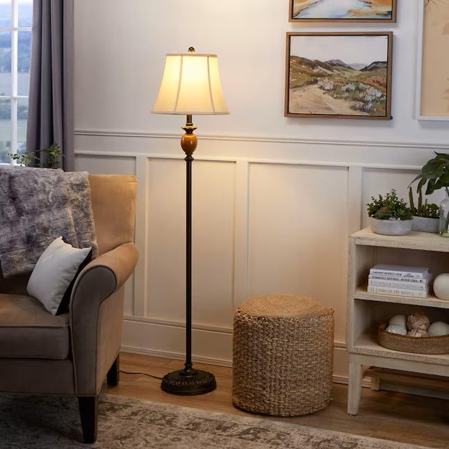 Decor Therapy Mae Bronze & Marble Lamp Set - 3 Pack for Living Room & Bedroom
