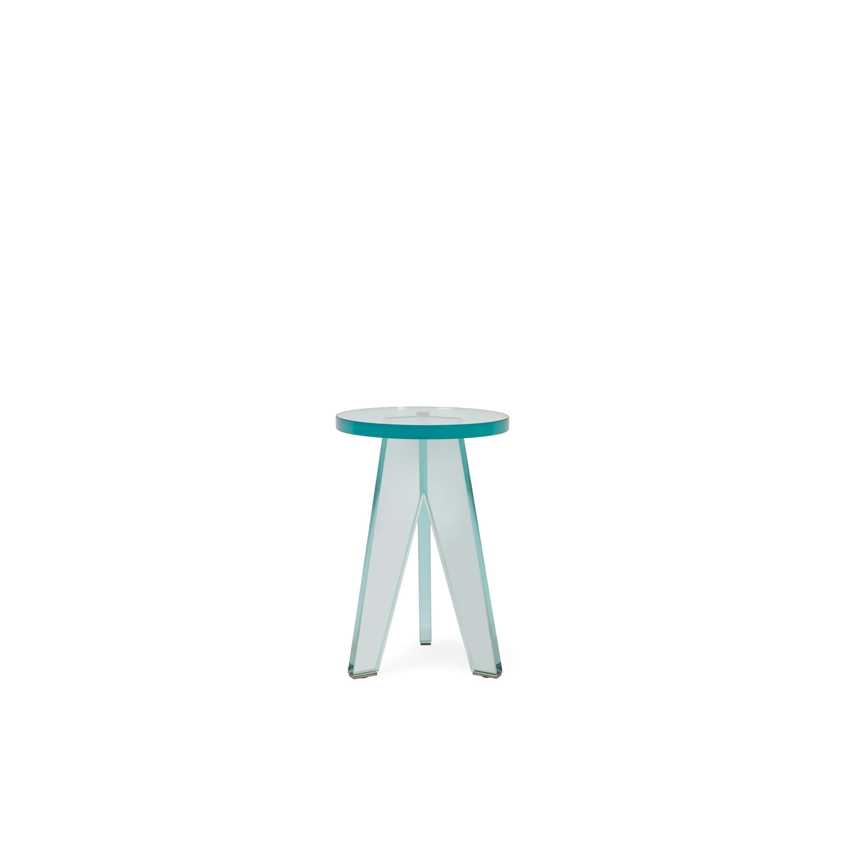 Round Crystal Stool - Elegant and Modern Acrylic Seat for Home Decor, Living Room, Bedroom, or Office - Perfect for Vanity, Dressing Table, or Lounge Area