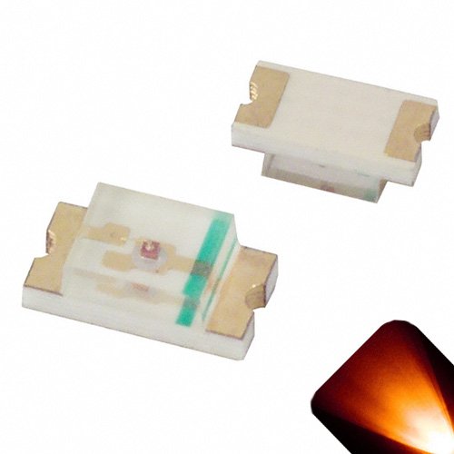 Ultra Bright 1206 SMD Amber/Orange LED Lights - Pack of 100 for DIY Electronics, Automotive Lighting, and Home Decoration Projects