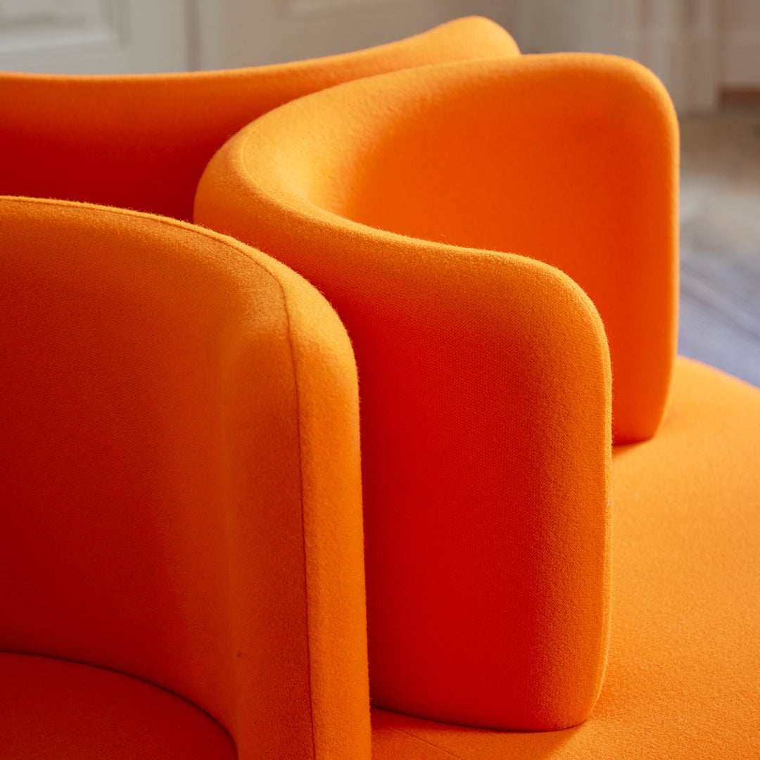 Verner Panton Easy Sofa Verpan - Mid-Century Modern Lounge Chair for Living Room, Office & Lounge Spaces - Comfortable & Stylish Scandinavian Design