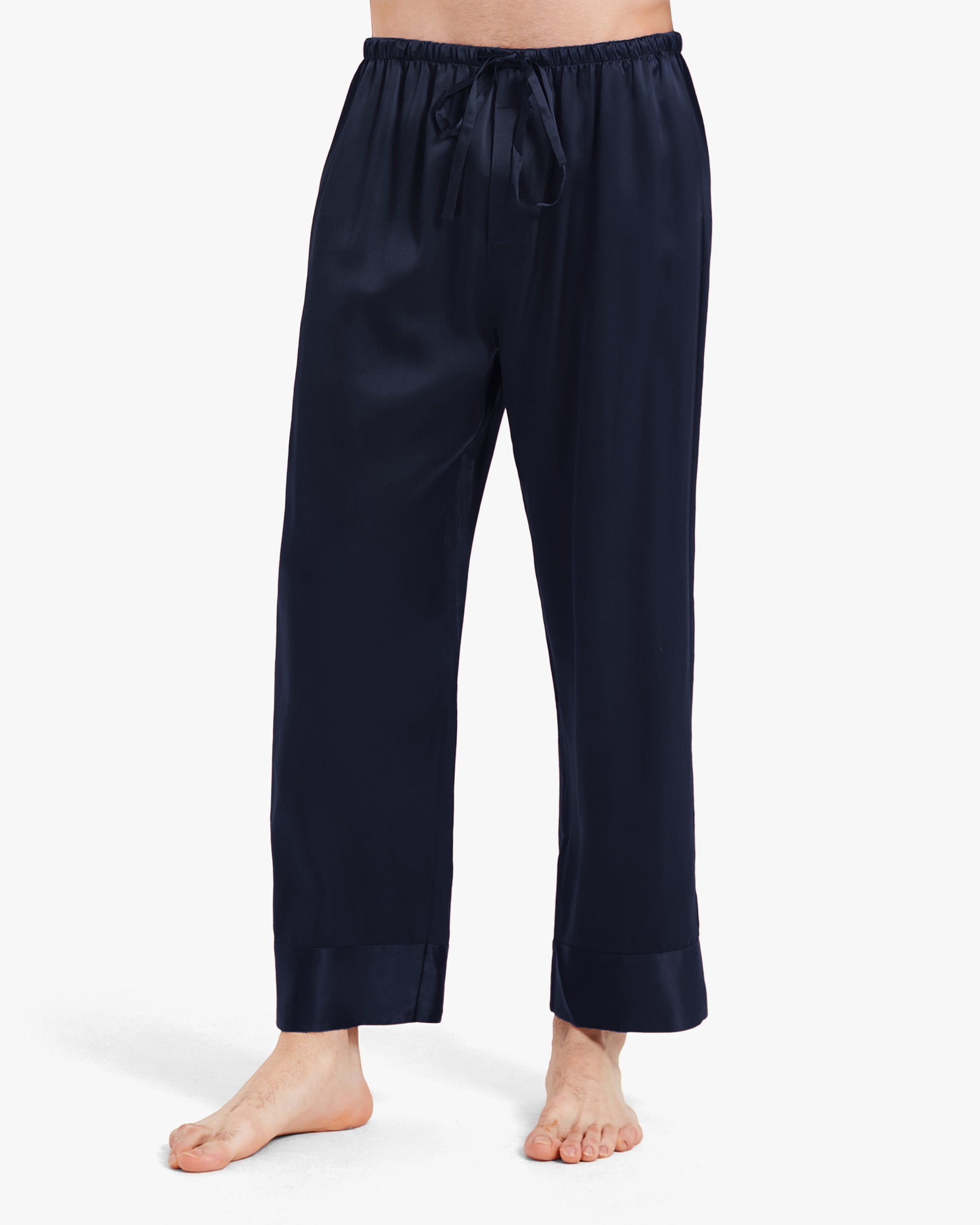 Luxury Classic Silk Pajamas for Men - Soft & Breathable Sleepwear for Comfortable Nights - Perfect for Lounging, Travel & Relaxation