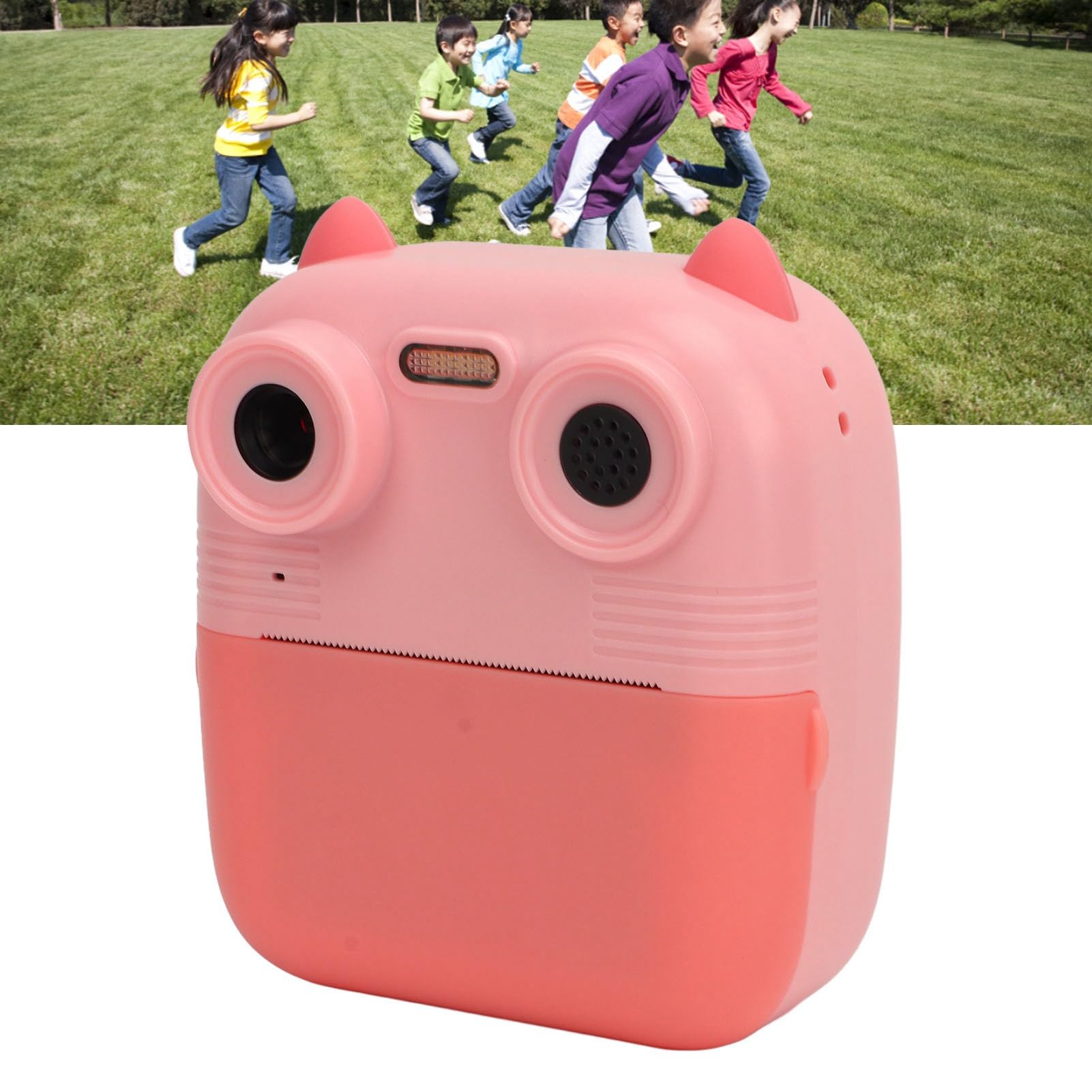 24MP Kids Instant Print Digital Camera - Pink Selfie Camera for Children with Video Recording | Perfect for Birthday Gifts, Travel Memories & School Activities