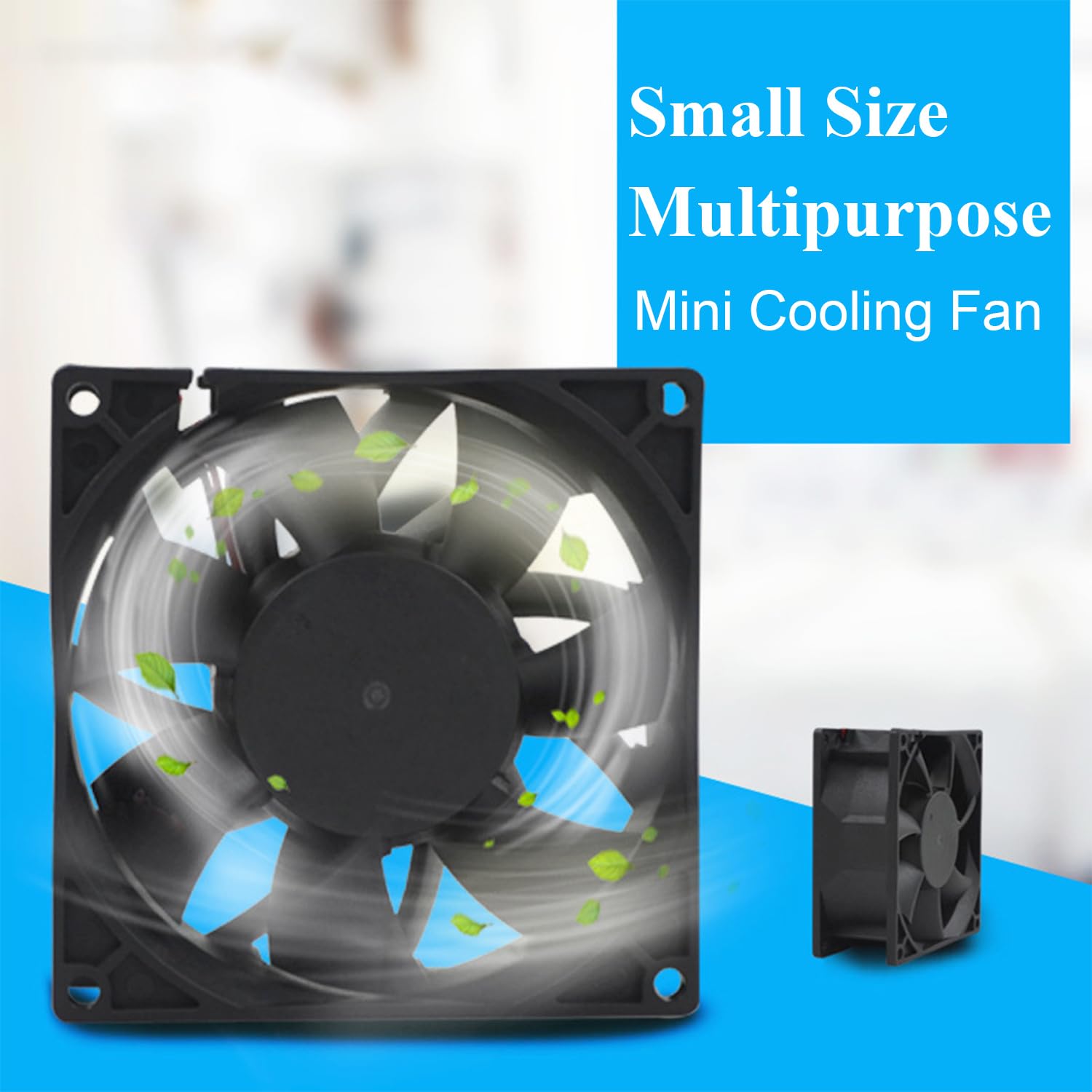 48V Brushless Cooling Fan 92x92x38mm - High Speed DC Cooling Fan with Dual Ball Bearing for Computer Case, Server, Cabinet, Electronics Cooling - 0.25A 1Pcs - Ideal for PC Builds, Gaming Rigs, and Industrial Equipment