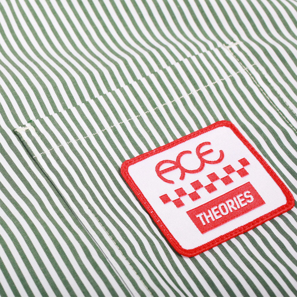 Theories x Ace Zip Work Shirt - Men's Stylish Button-Up Shirt with Zipper Detail | Perfect for Casual Wear, Office & Outdoor Activities