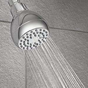 High Pressure Shower Head 3 Inch - 2.5 GPM Adjustable Brass Ball Joint Showerhead with Air Bubble Technology - Powerful High Flow for Bath, Spa & Relaxation - 2 Pack for Home & Hotel Use
