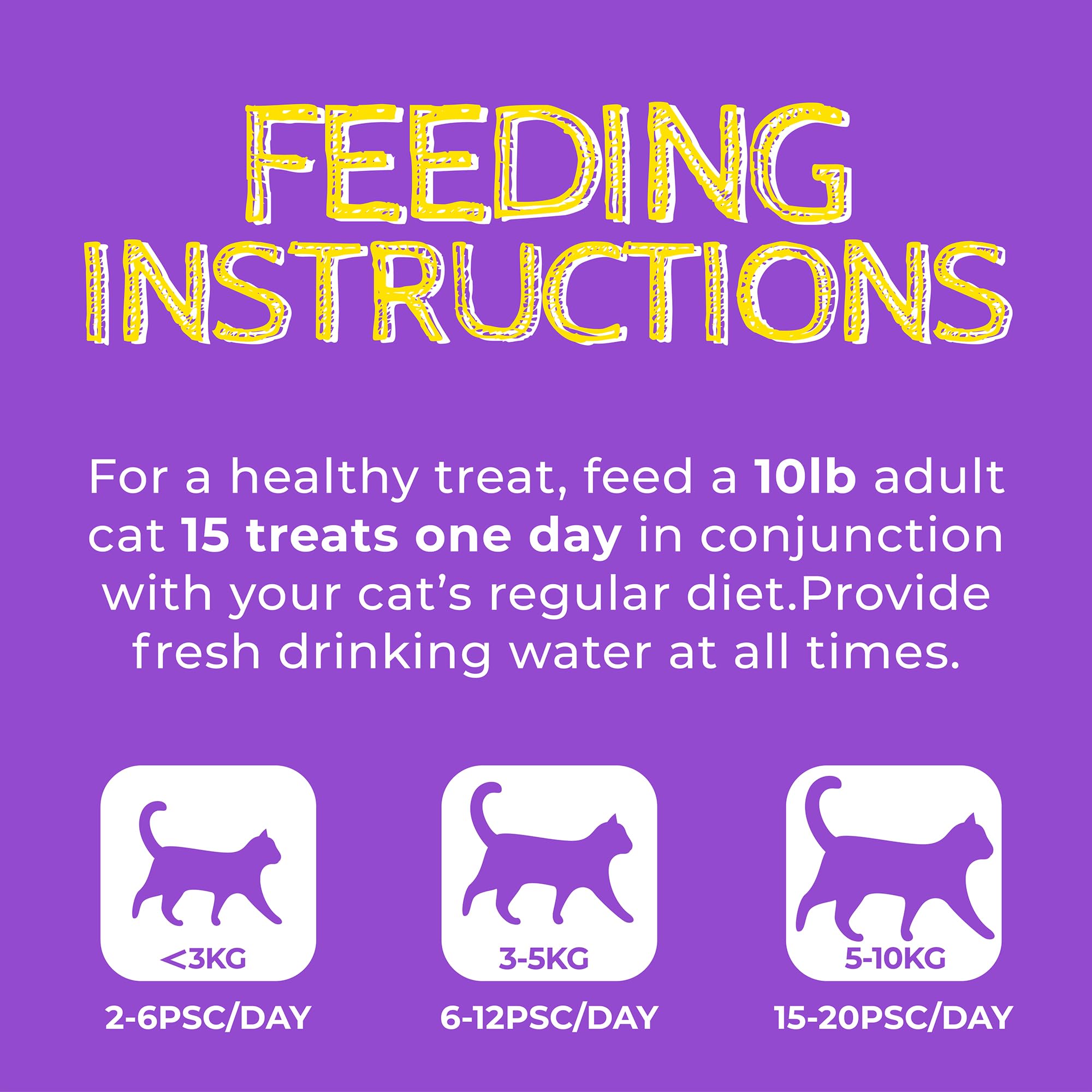 13.4 OZ Natural Salmon Flavor Lysine Cat Treats - Healthy Training Biscuits & Dental Care Snacks for Cats & Kittens - Perfect for Training Rewards and Oral Health Maintenance