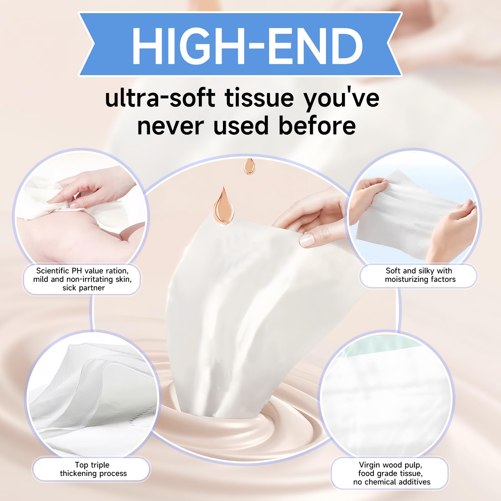 Premium Leather Car Tissue Holder with High-End Lotion Facial Tissues - Sun Visor Napkin Dispenser & Car Visor Accessory - Perfect for Road Trips, Daily Commutes & Family Travel