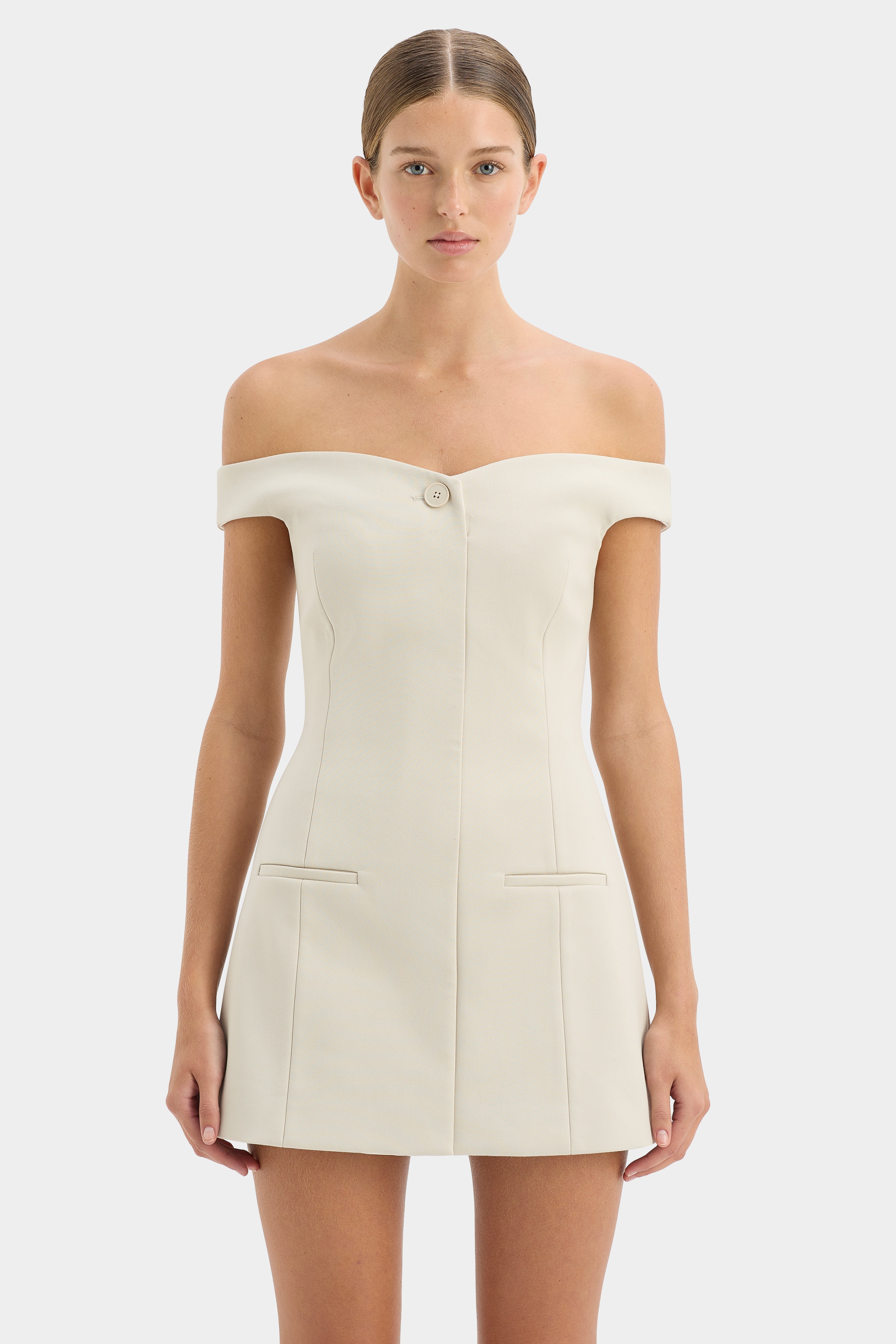 Sandrine Off Shoulder Mini Dress for Women - Sexy Summer Party Dress, Beach Vacation Outfit, Nightclub & Date Night Attire