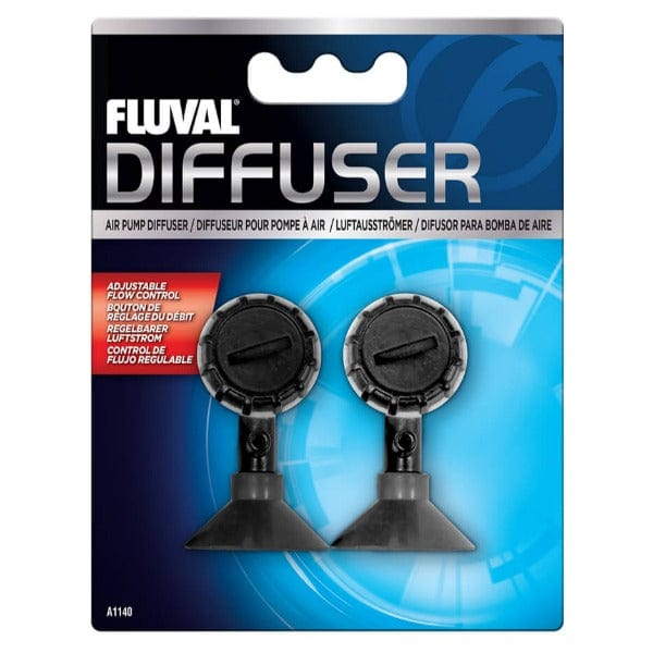 Fluval Air Diffuser for Aquariums - 2 Pack Set - Oxygen Stone for Fish Tank, Pond & Hydroponics - Improves Water Aeration & Fish Health
