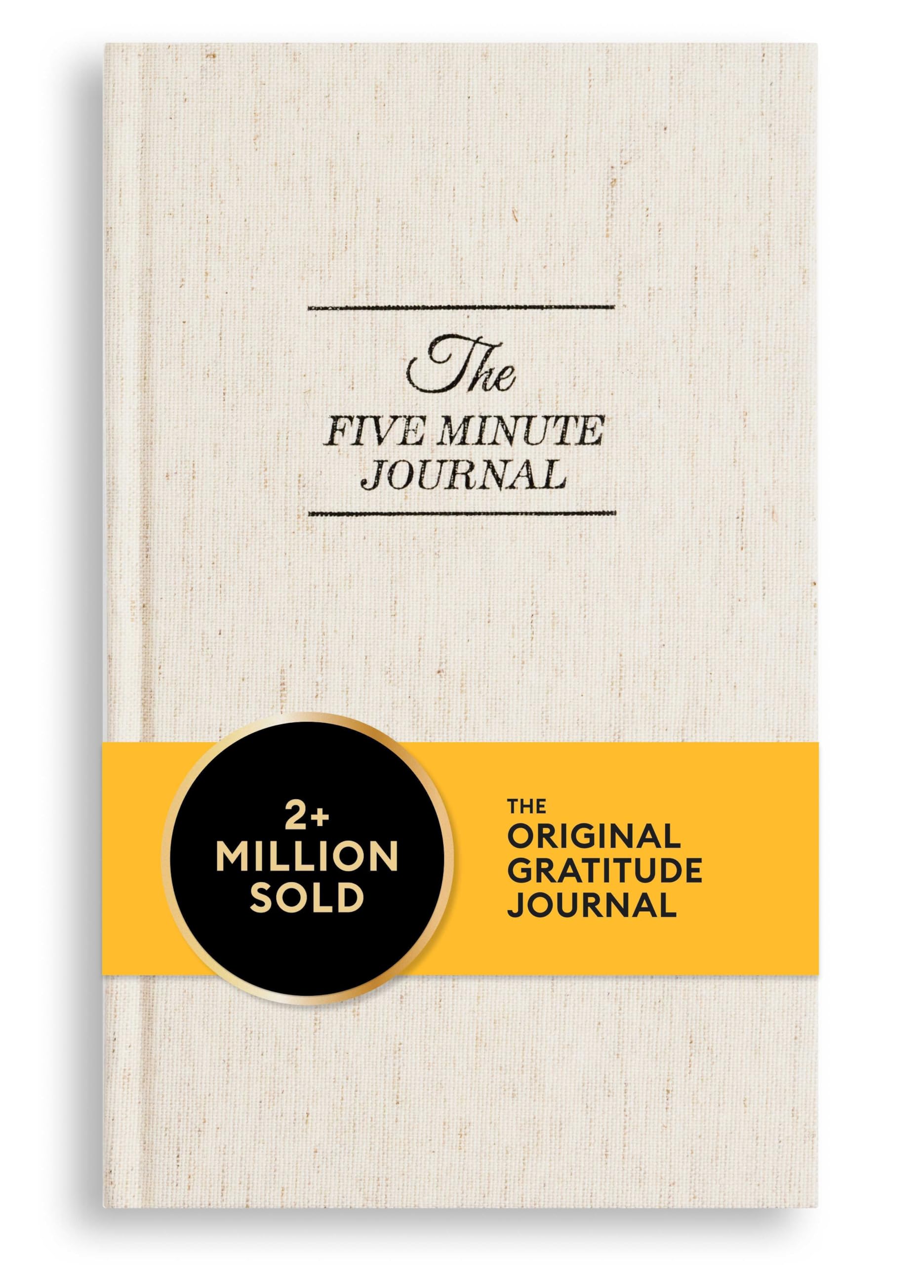 The Five Minute Journal by Intelligent Change - 2025 Daily Gratitude Journal for Happiness, Mindfulness & Self-Reflection with Affirmations - Undated Planner for Men & Women - Perfect for Morning Routine, Stress Relief & Personal Growth