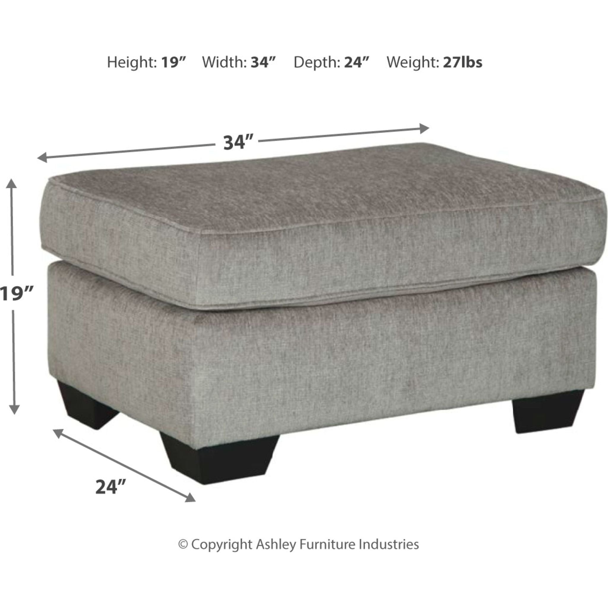 Altari Ottoman - Modern Storage Ottoman with Lift Top, Soft Upholstered Seat for Living Room, Bedroom, or Entryway - Perfect for Extra Seating & Hidden Storage