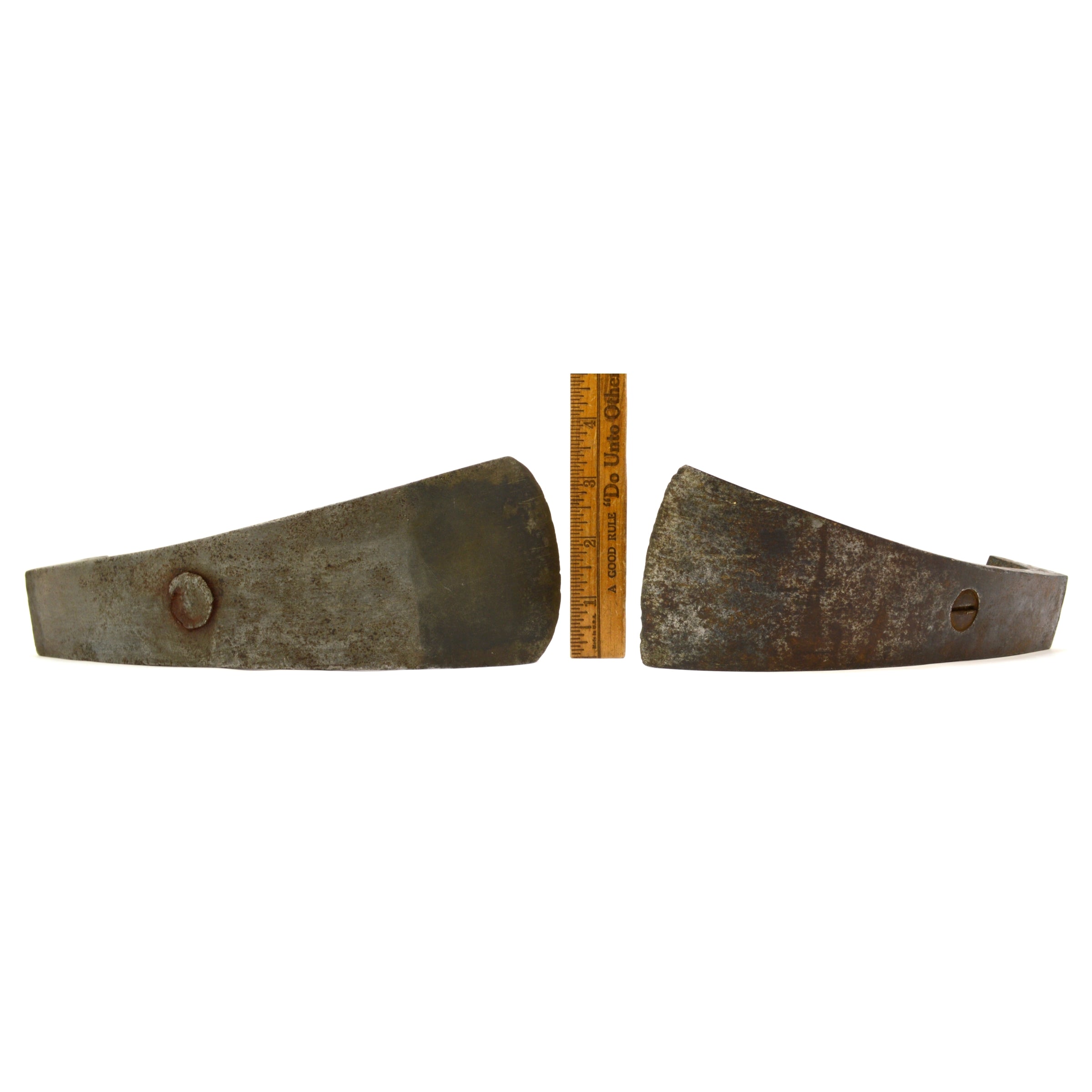 Vintage D.R. Barton Coopers Adze Set of 2 - Barrel & Bowl Making Tools - Rochester NY Antique Woodworking Tools - Perfect for Traditional Barrel Crafting & Wooden Bowl Carving
