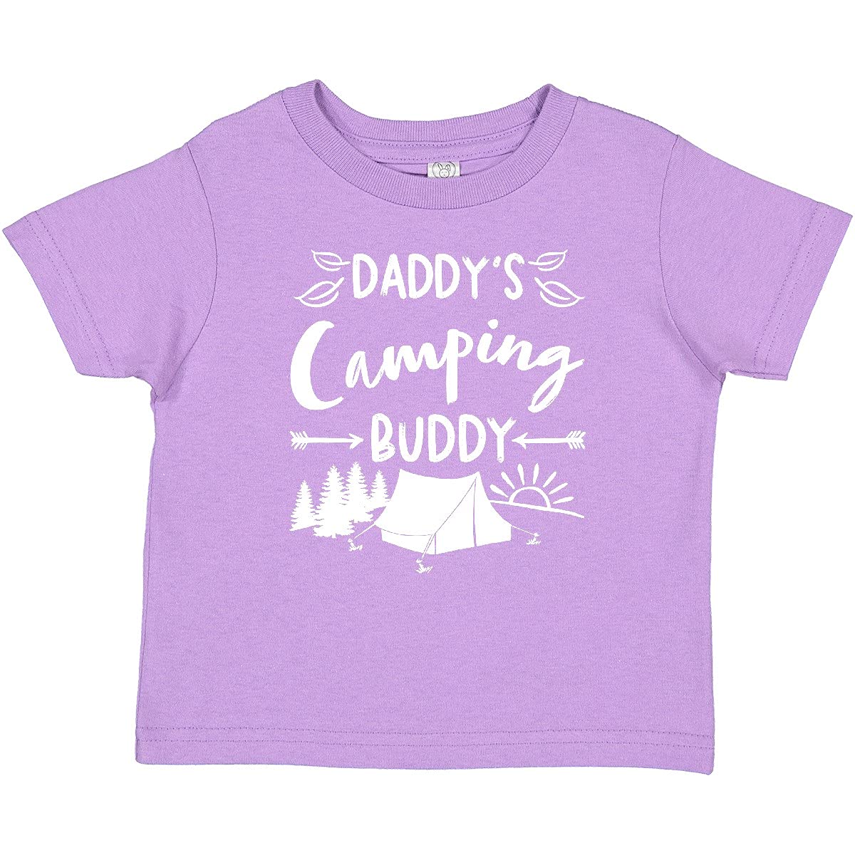 Inktastic Daddy's Camping Buddy Baby T-Shirt - Cute Father & Son Matching Outfits for Outdoor Adventures, Hiking, and Family Camping Trips