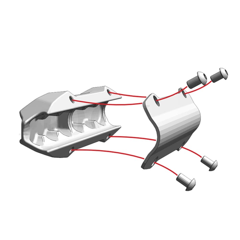 Zcarge Universal Motorcycle Crash Bar - Anti-Fall Engine Guard for Adventure Riding