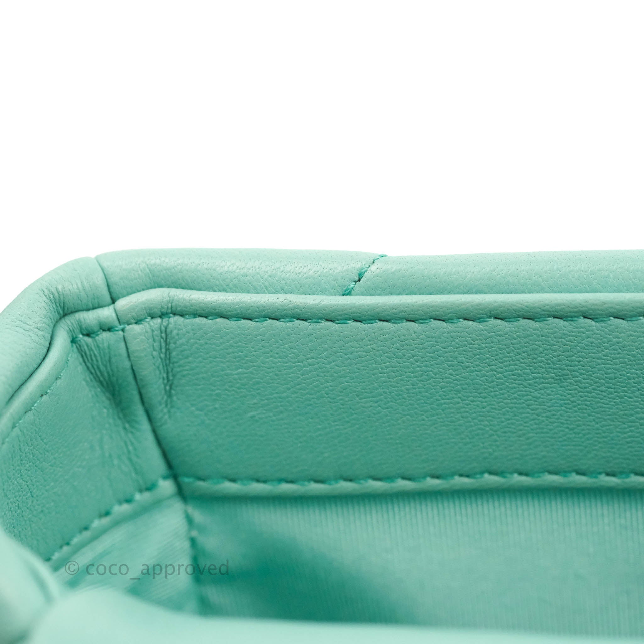 Chanel 19 Small Handbag Tiffany Blue Mixed Hardware - Luxury Crossbody Bag for Women, Perfect for Date Night & Special Occasions