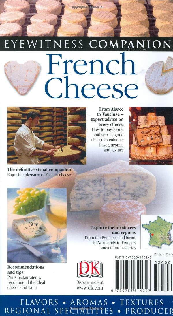 French Cheese Guide - Eyewitness Companions | Types, Pairings & Recipes for Cheese Lovers | Perfect for Wine Tastings & Gourmet Gifts
