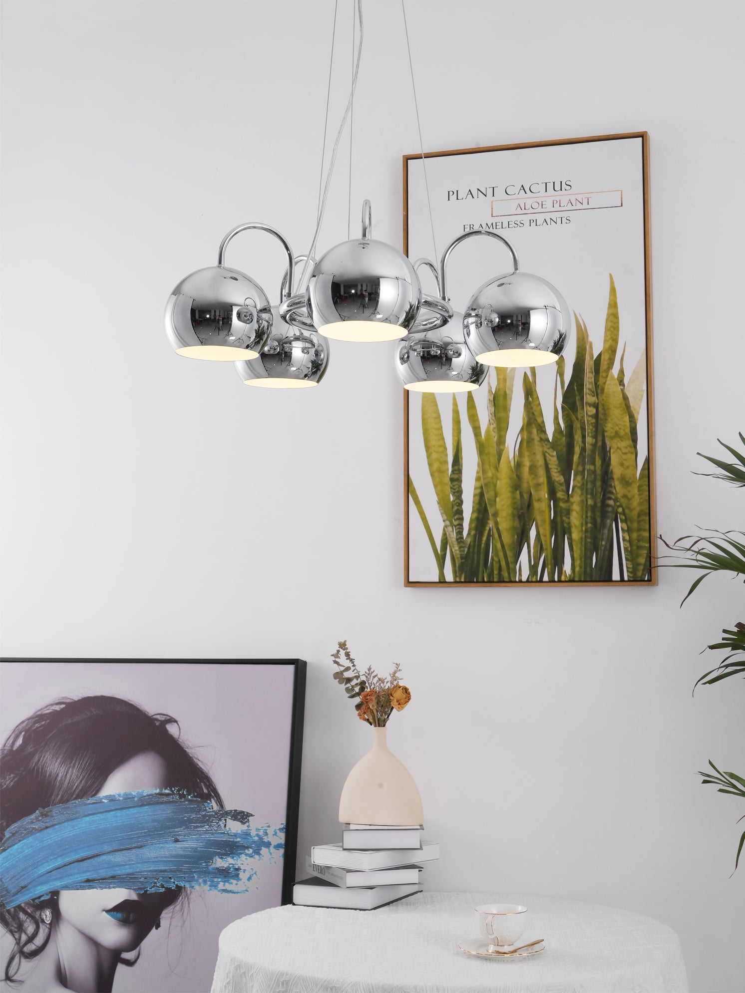Eyeball Chandeliers - Unique Gothic Halloween Decor for Home, Party & Haunted House Lighting - Spooky Eyeball Ceiling Light Fixture for Living Room, Dining Room & Bedroom