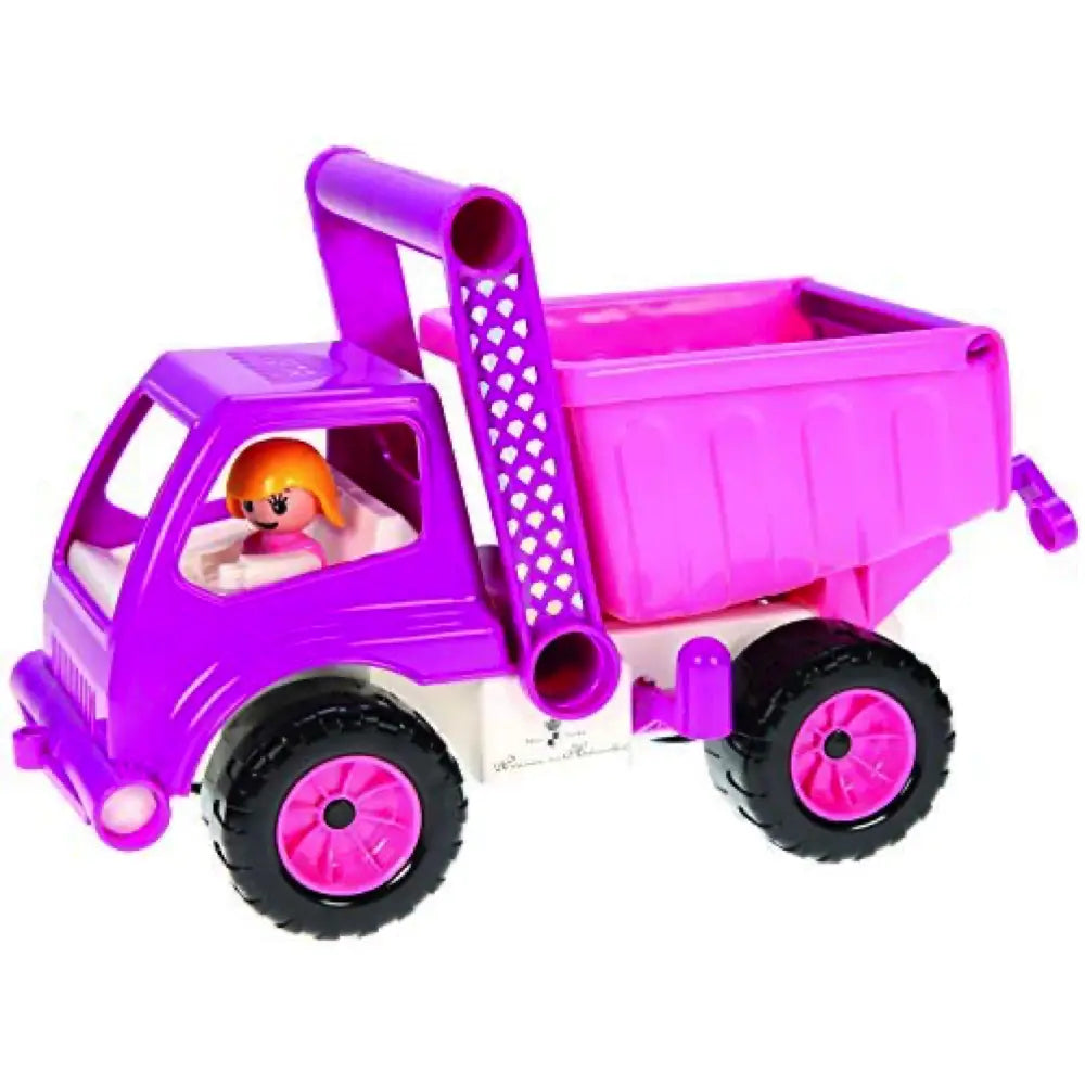 Eco-Friendly Princess Pink Dump Truck Toy for Kids - Fun Construction Play Set for Indoor & Outdoor Sandbox Activities
