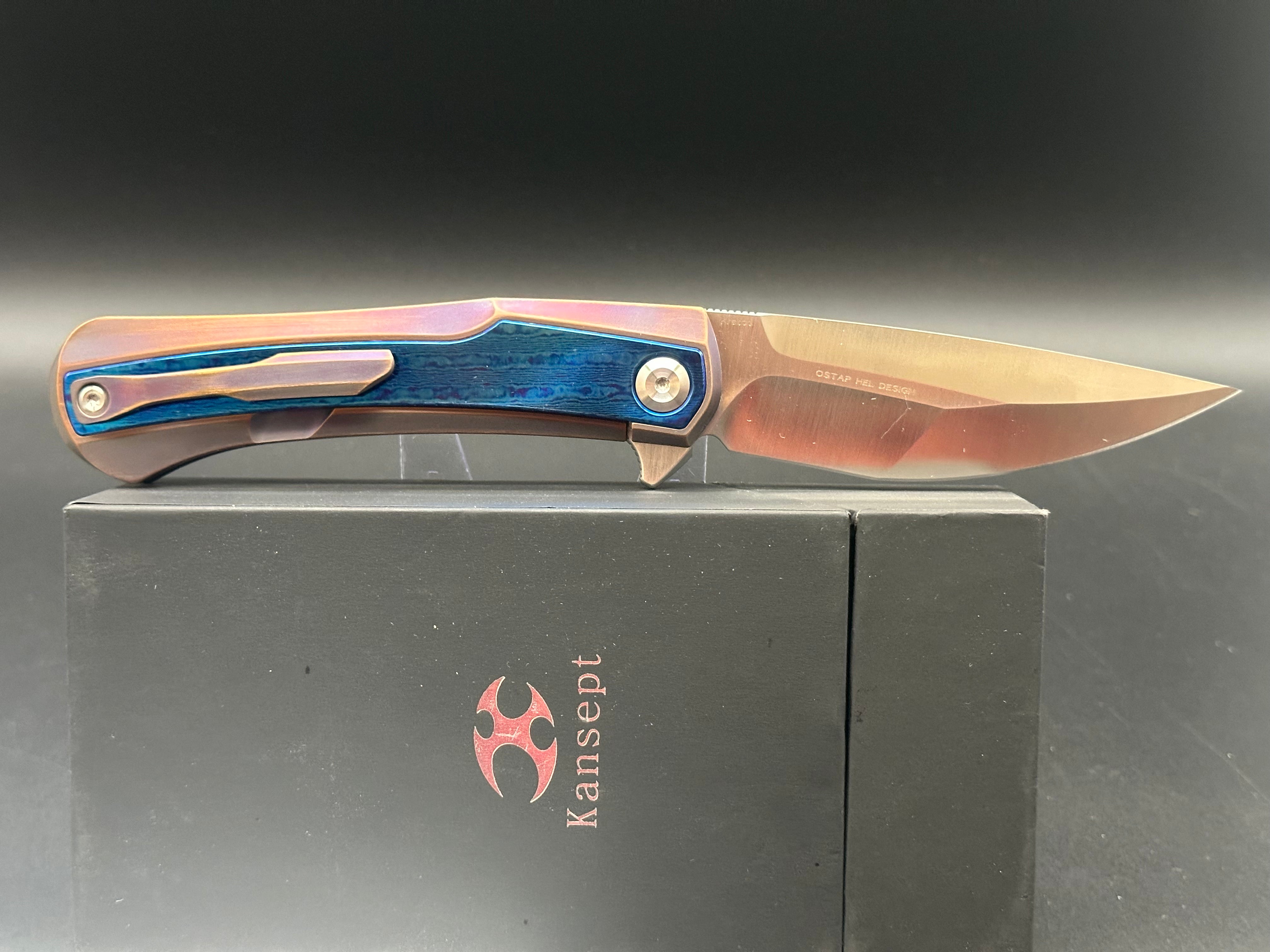 Premium Kansept Kratos Frame Lock Folding Knife - 3.75