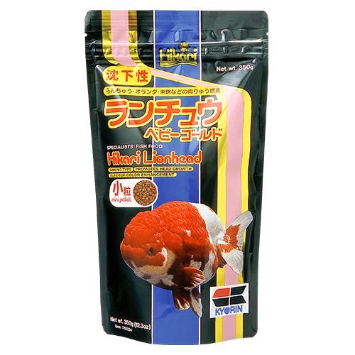 Hikari Lionhead Mini Pellet Fish Food - Premium Goldfish & Small Pond Fish Diet - Ideal for Aquariums, Ponds & Outdoor Water Gardens