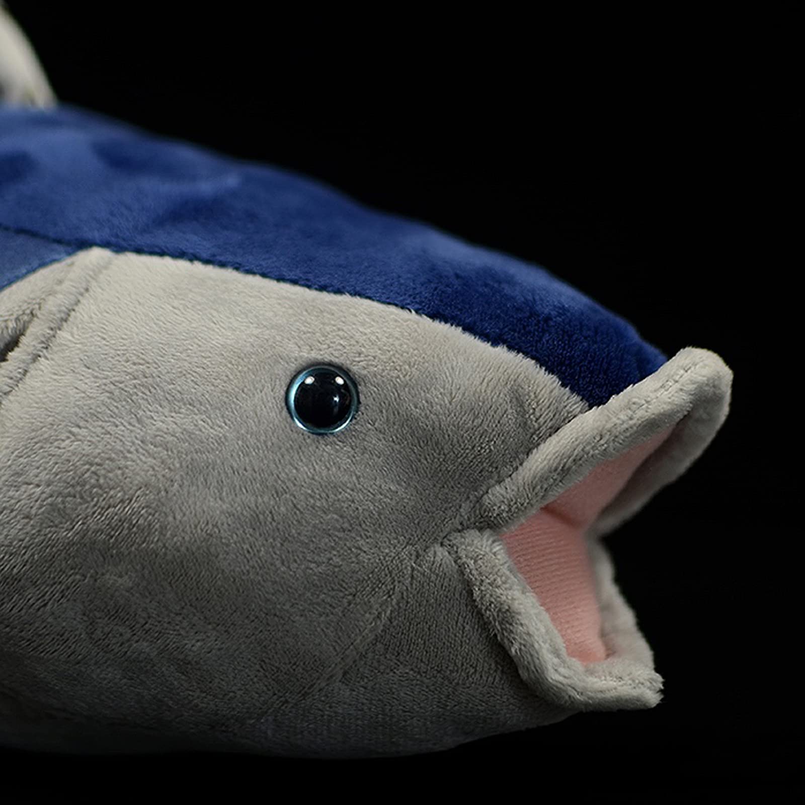 16inch Realistic Bluefin Tuna Stuffed Animal Plush Toy - Lifelike Ocean Fish Plushie, Ultra Soft Stuffed Doll for Kids, Perfect Gift for Children & Marine Life Enthusiasts | Great for Bedtime Cuddles, Ocean-Themed Decor, and Educational Play