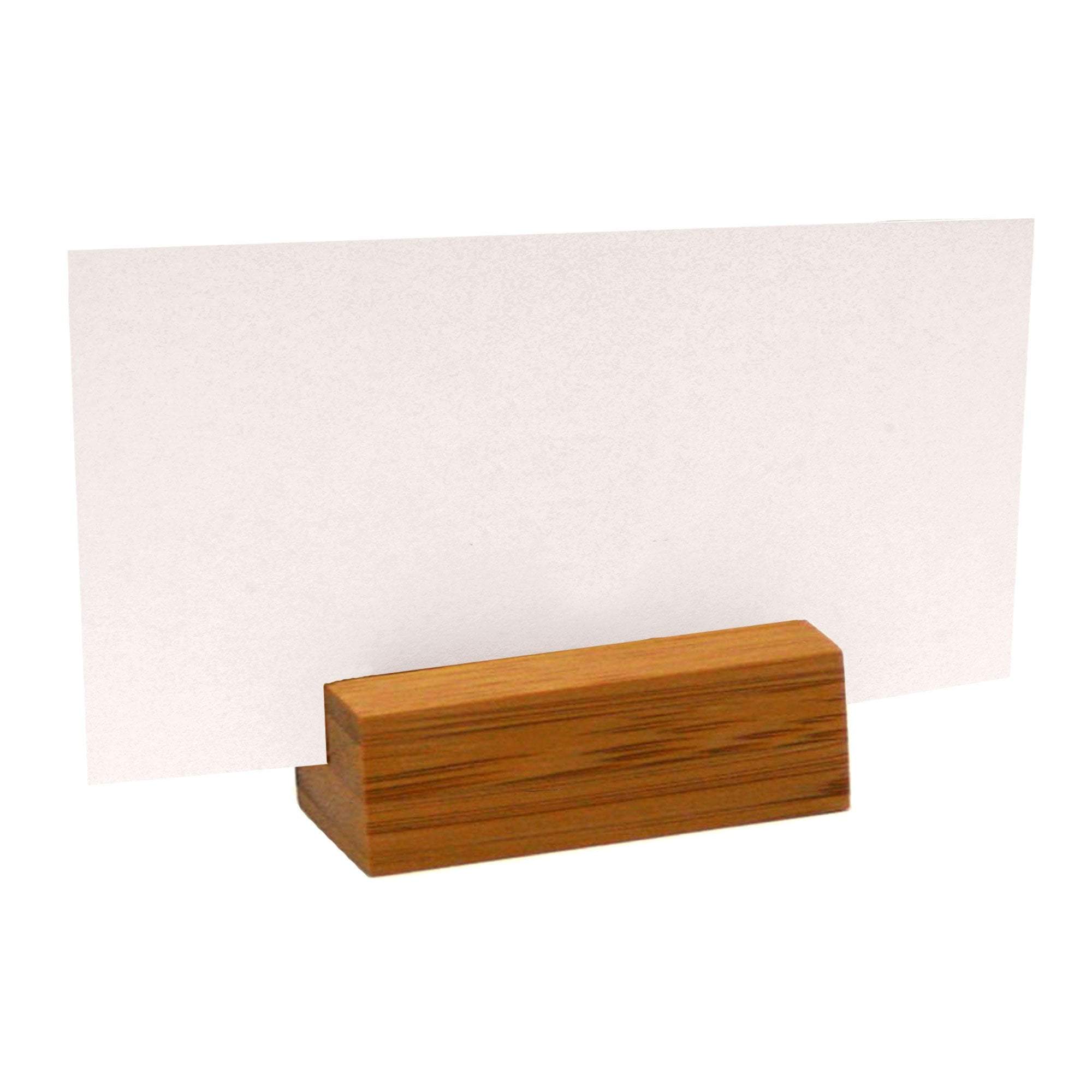 FOH Bamboo Sign Holder - Elegant & Eco-Friendly Display Stand for Restaurants, Cafes, and Retail Stores | Perfect for Menu Boards, Promotions & Event Signage