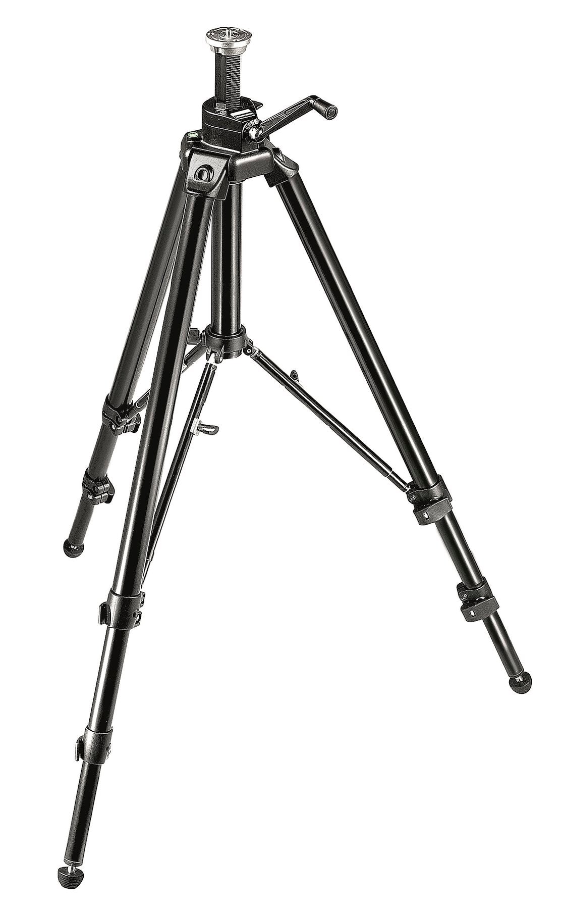 Manfrotto 475B Professional Aluminum Geared Tripod with Geared Column - Heavy Duty Camera Tripod for Photography & Videography | Perfect for Studio, Outdoor & Travel Shooting