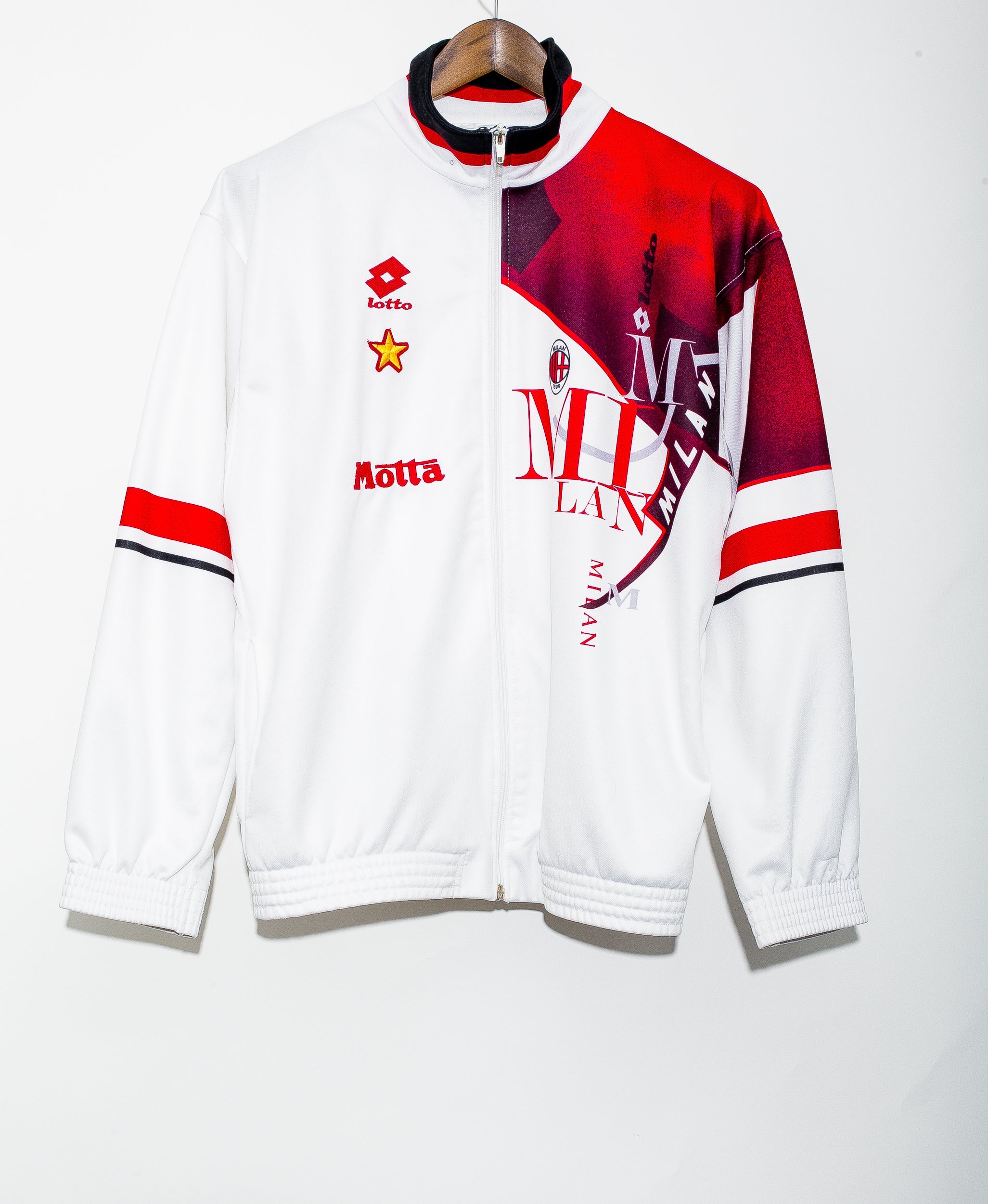1994 AC Milan Vintage Tracksuit Jacket & Pants - XL Size | Retro Football Soccer Jersey | 90s Sportswear for Fans & Collectors | Perfect for Gifts, Cosplay, and Match Days