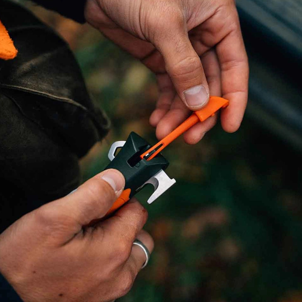 Opinel No.12 Explore Tick Remover Tool - Stainless Steel Outdoor Safety Hook for Camping, Hiking & Pet Care