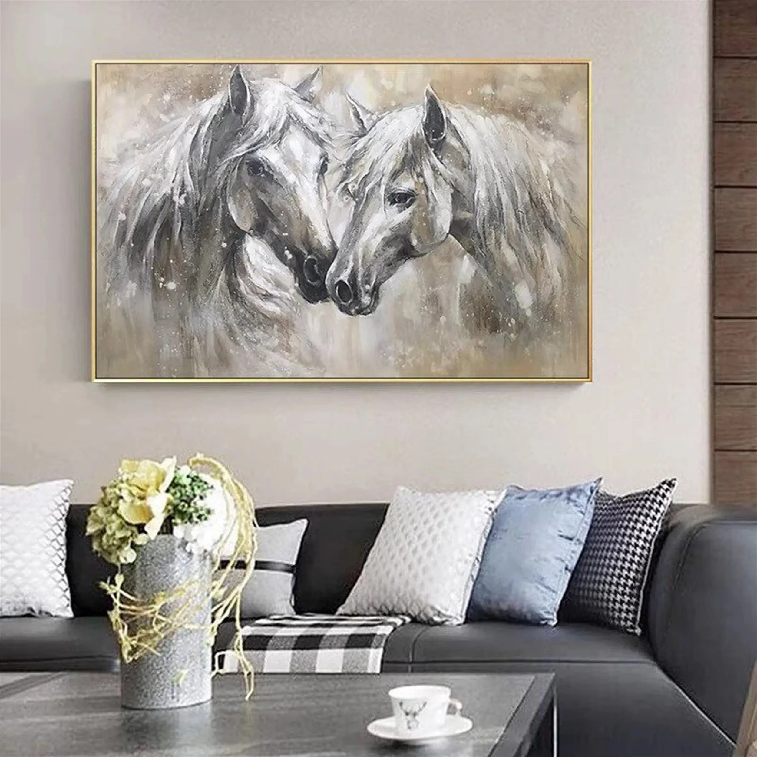 Animal Art Painting #AP046 - Handmade Wildlife Canvas Wall Decor for Living Room, Bedroom & Office