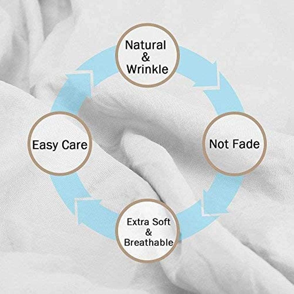 Luxury 600 Thread Count 100% Organic Cotton King Size Pillow Sham - Moss Dual Tone Decorative Cushion Cover 20x36 Inches - Soft Bedroom Accent for Sofa, Bed & Home Decor