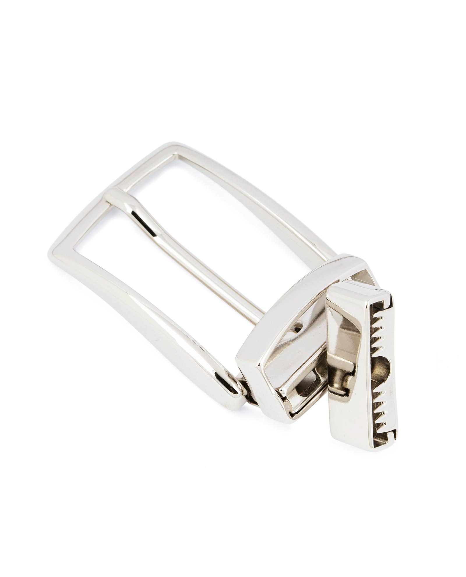 Italian Replacement Reversible Belt Buckle 1 1/8 Inch - Durable Fashion Accessory for Jeans, Pants & Formal Wear
