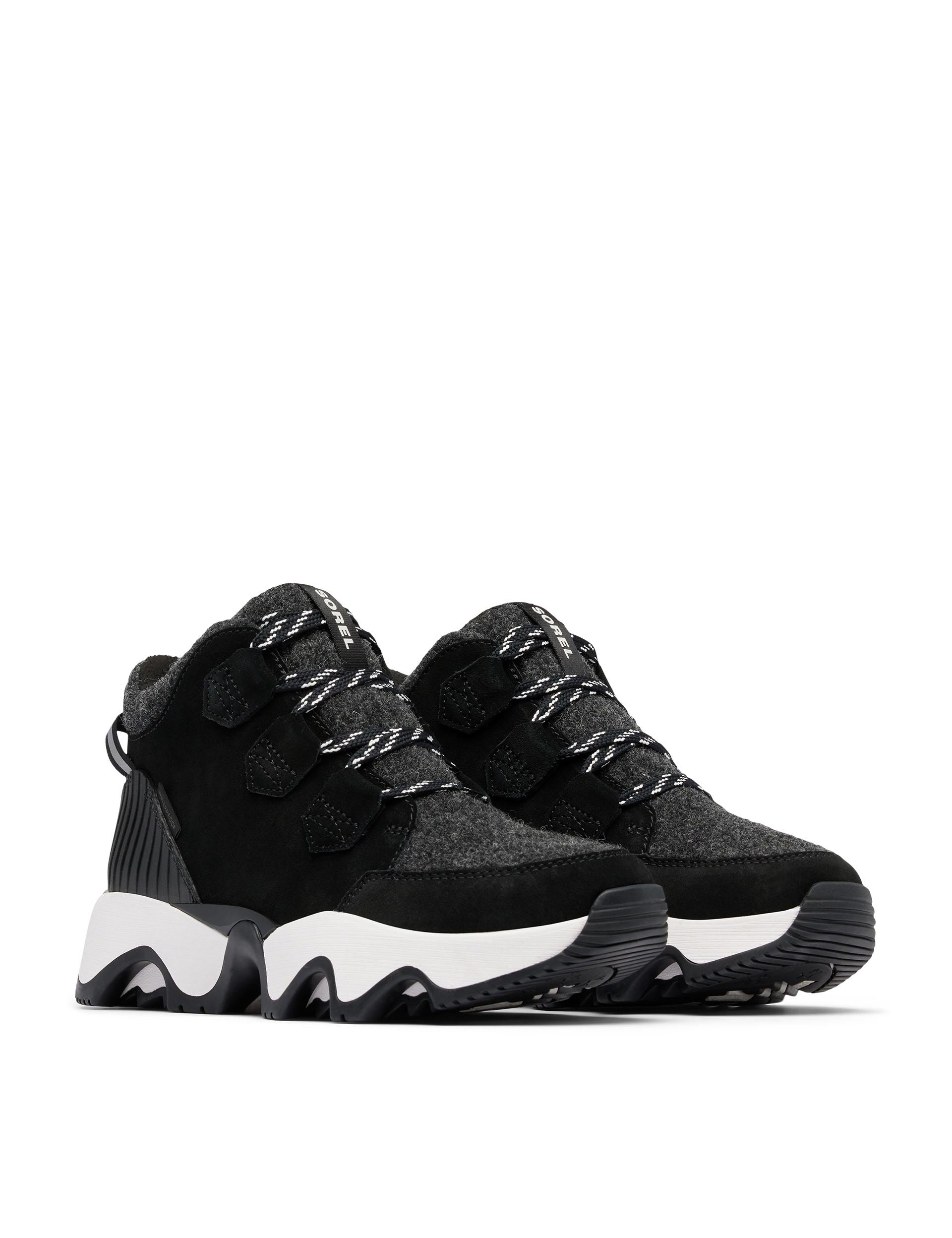 Kinetic Impact Caribou Plus Waterproof Sneaker Boots for Men & Women - Black/Sea Salt - Hiking, Outdoor Adventures & Winter Wear