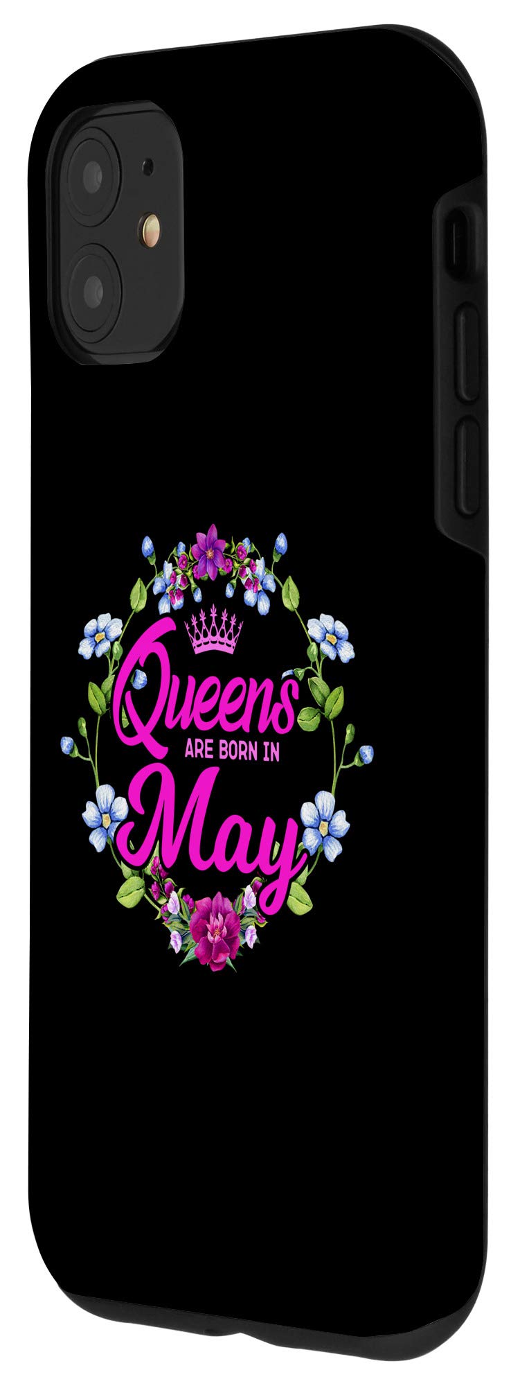 iPhone 11 Case - Elegant Queen Design - Perfect May Birthday Gift for Women - Durable Protective Phone Cover for Work, Travel & Everyday Use