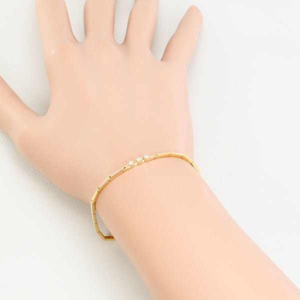 18K Yellow Gold Diamond Bracelet for Women - Elegant Tennis Bracelet with Real Diamonds - Perfect for Weddings, Anniversaries & Special Occasions