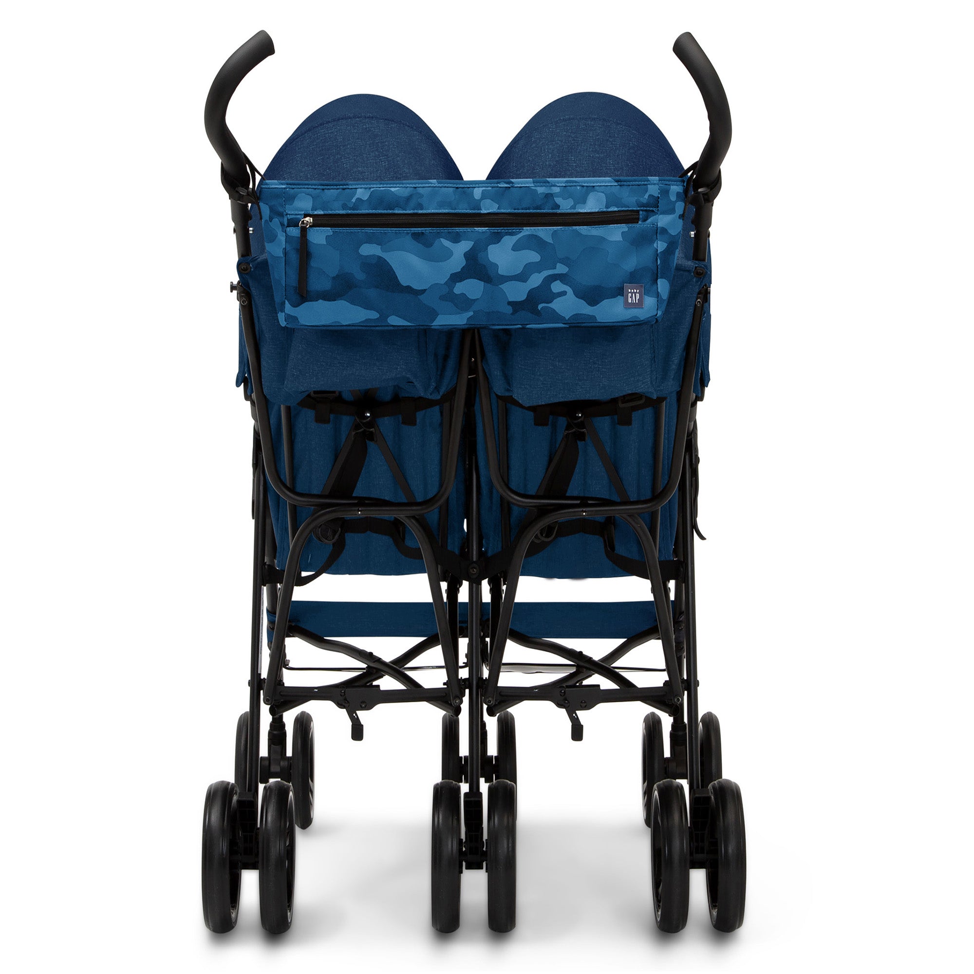 BabyGap Classic Side by Side Double Stroller - Lightweight Compact Twin Stroller for Toddlers & Infants - Perfect for Shopping, Travel & Outdoor Walks