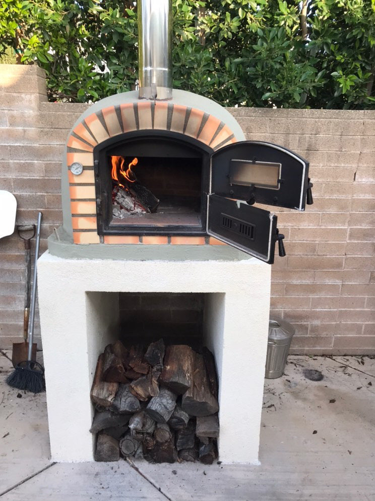 Premium LISBOA Wood Fired Pizza Oven - Best Seller for Outdoor Cooking, Backyard Parties & Authentic Italian Pizza Making